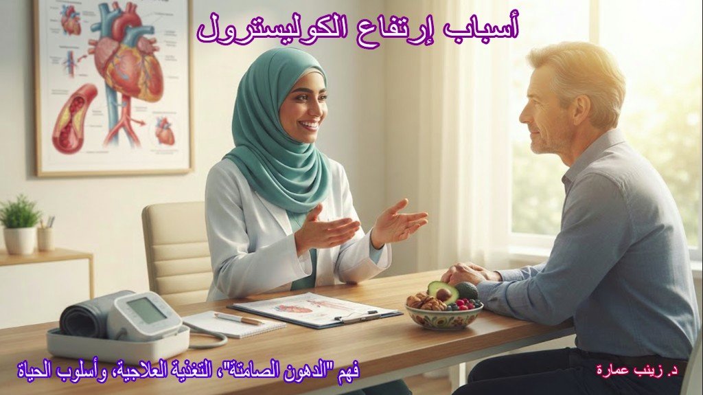أسباب إرتفاع الكوليسترول